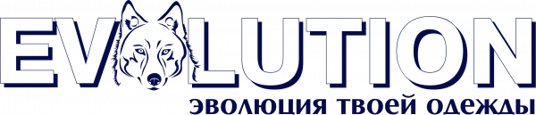 Логотип компании Эко шубы из эко меха Evolution